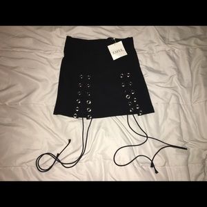 Zaful mini black skirt
